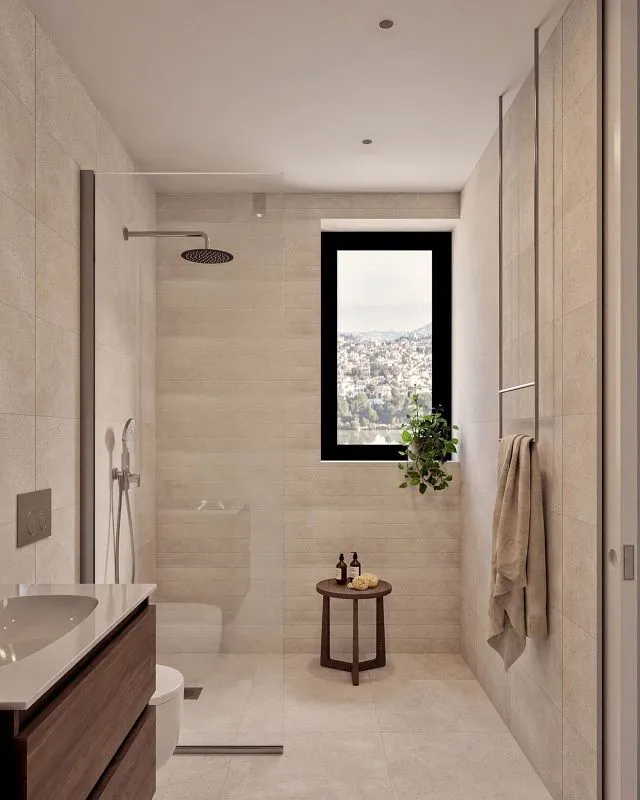 Salles de bain - Apartment with Pool and Terrace in Playa Fossa