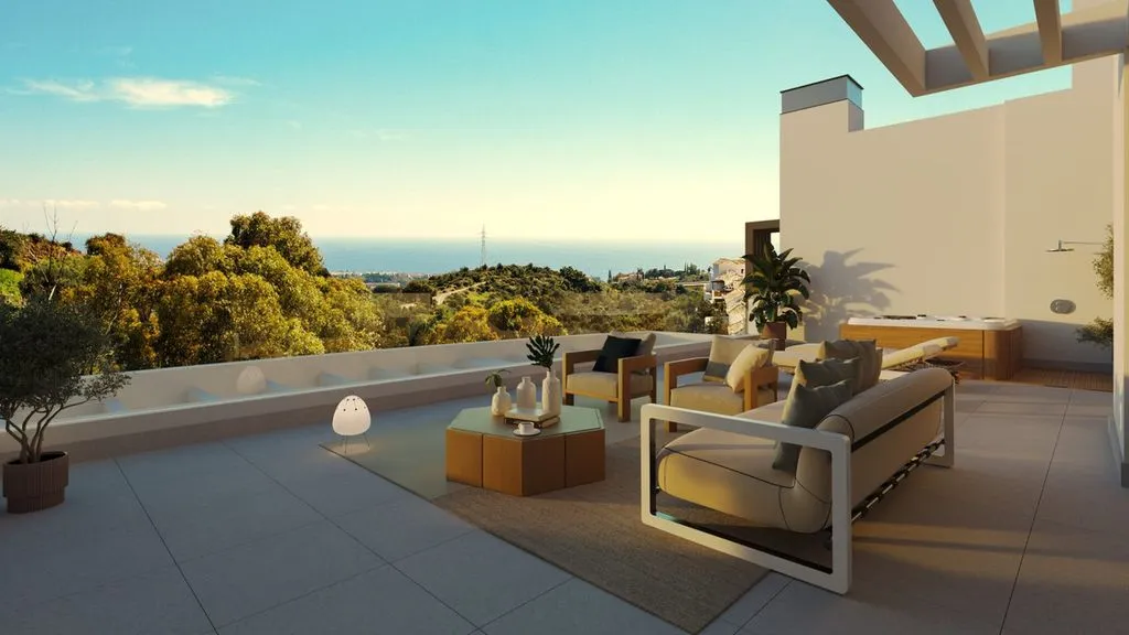 Terrasse - Luxury Apartment with Sea View in Marbella