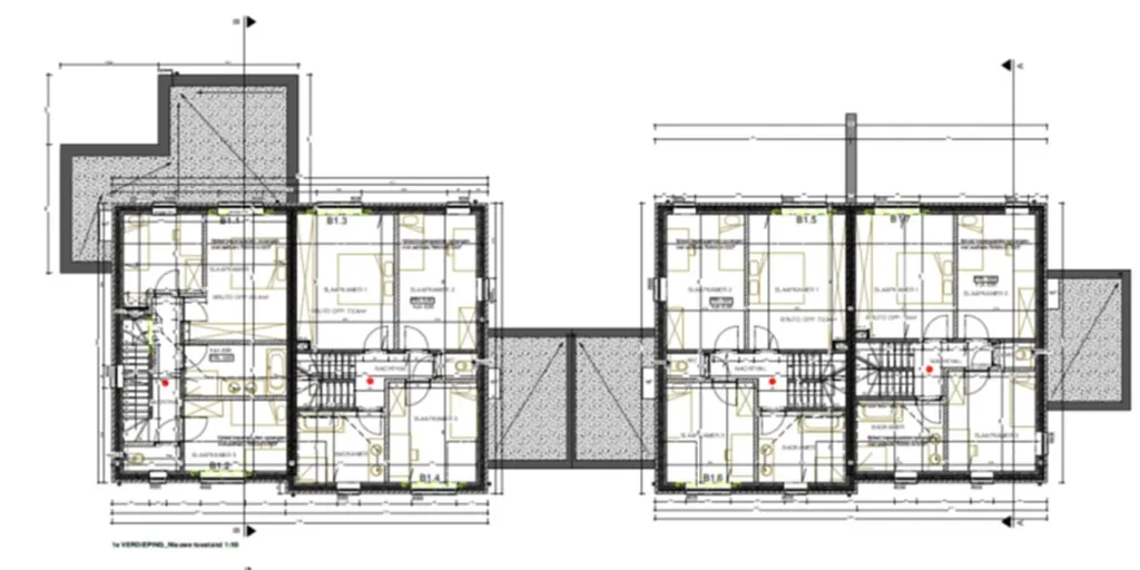 Planimetria - Corner Semi-Detached New Build in Mol