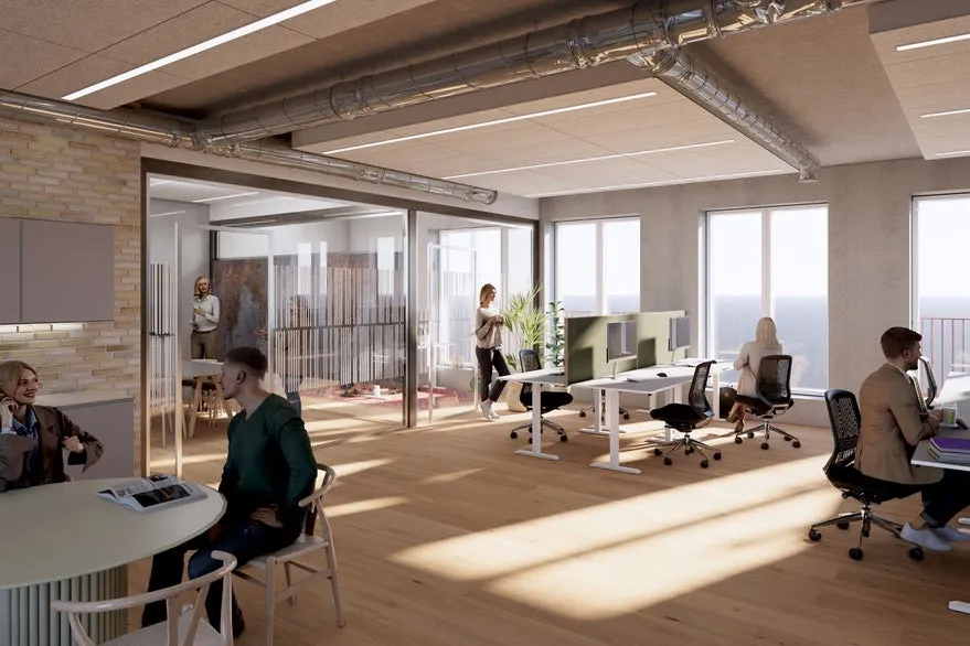 Kabinet - Office Space with Glass Facade in Aarhus N