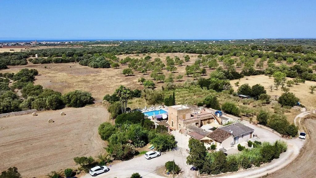 Õhuvaade - Rural House with Pool in Salines, Mallorca