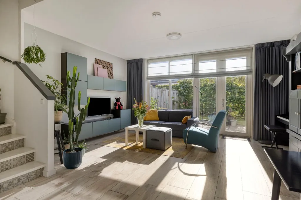 Living Room - Modern Corner House with Garden in Strijp-R, Eindhoven
