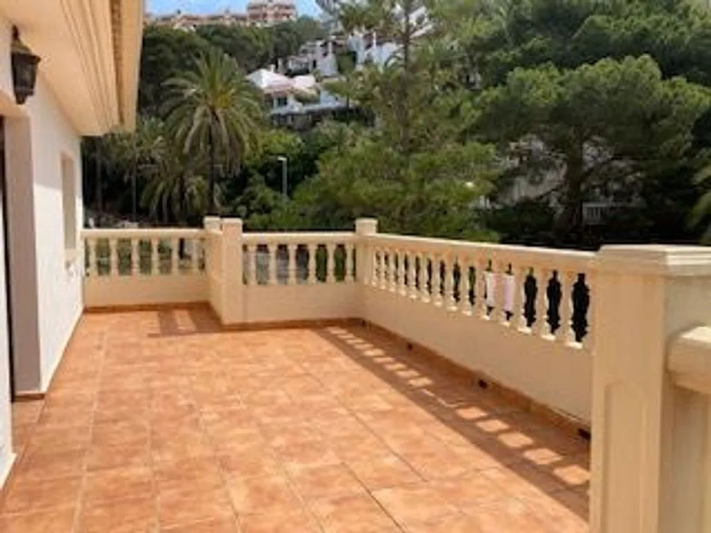 Terrasse - Chalet with Sea View and Pool in Cap Blanc, Cullera