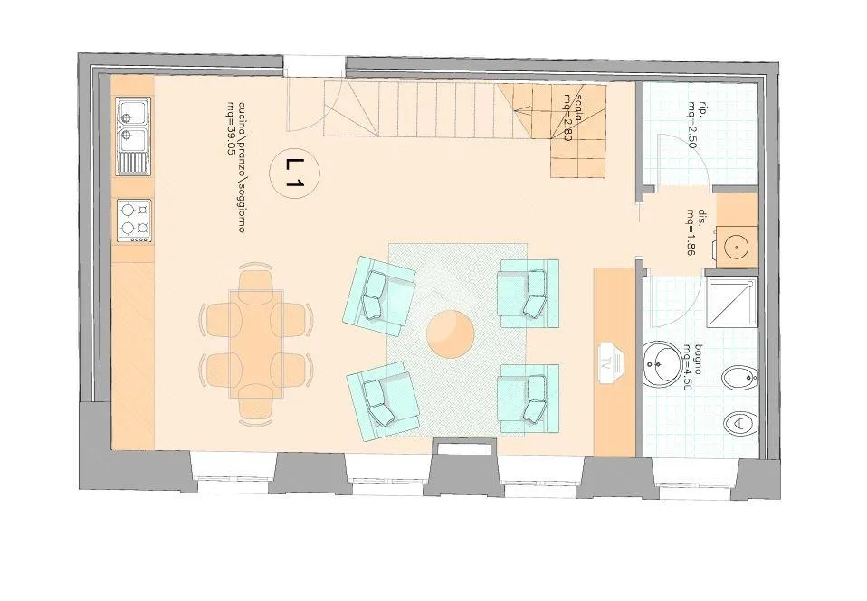 Plaan - Loft Duplex in Historic Schio