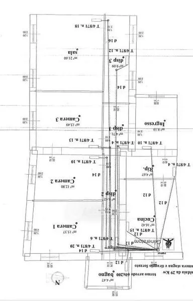 Plan - Elegant Apartment with Balcony in Lucca