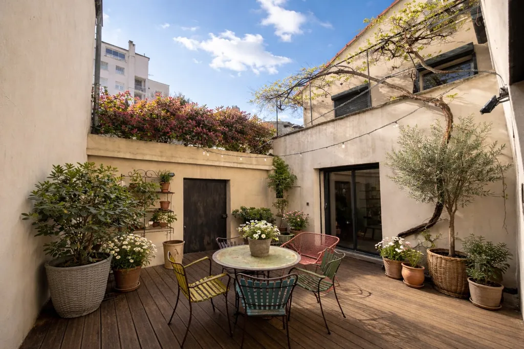 Terrass - Charm House with Courtyard in Montélimar