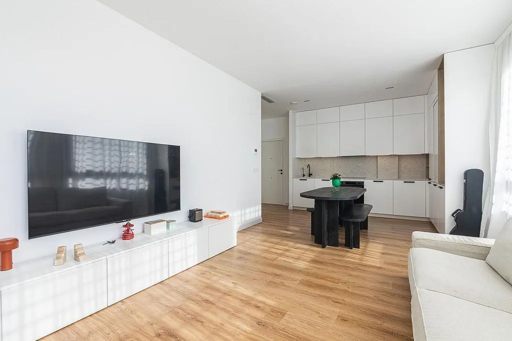 Living Room - Semi-New Flat with Pool in El Travaló, Elche
