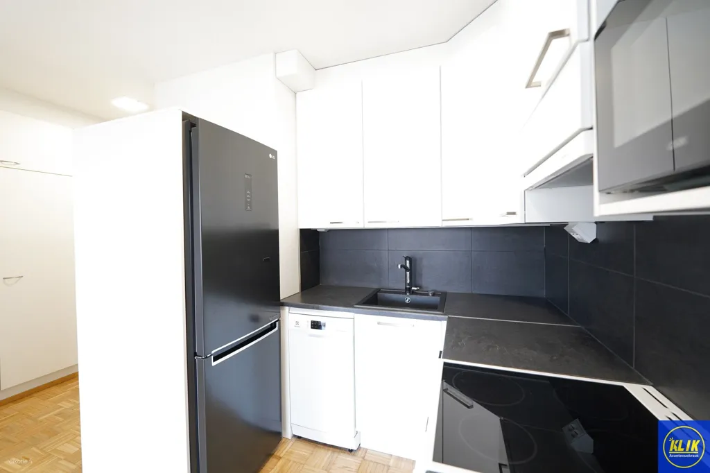 Köök - Modernised Studio with Balcony in Viikari, Pori