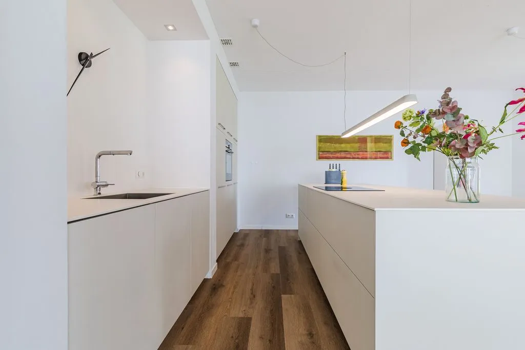 Cucina - Luxury Apartment with Park View in Maastricht