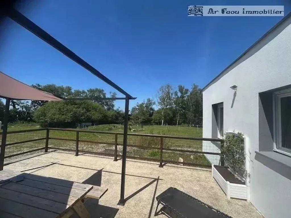 Terrace - Contemporary House with Large Garden in Argol