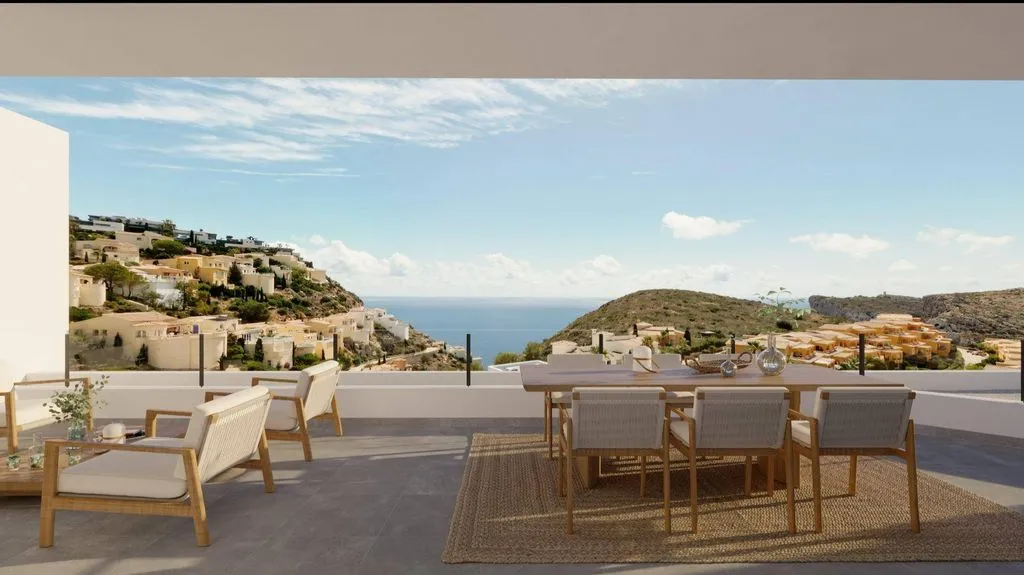 Terrasse - Luxury Penthouse with Pool in Benitachell