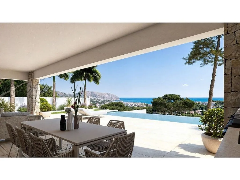 Terrasse - Villa with Sea View and Pool in Teulada