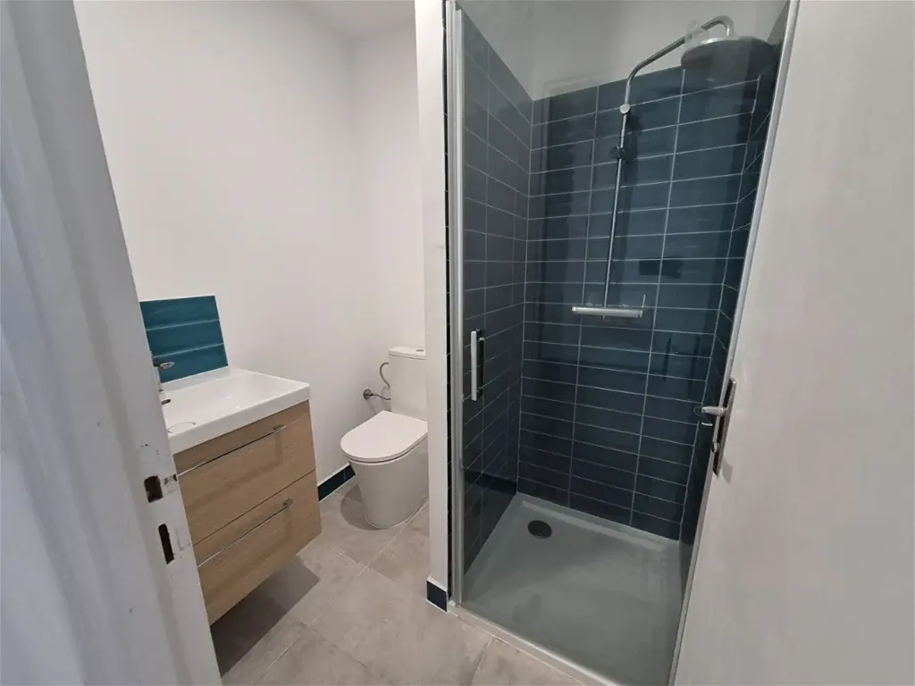 Salles de bain - Appartement de rez-de-chaussée avec cour à Lille