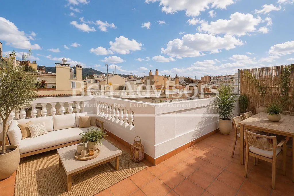 Terrace - Penthouse with Terraces in La Bonanova
