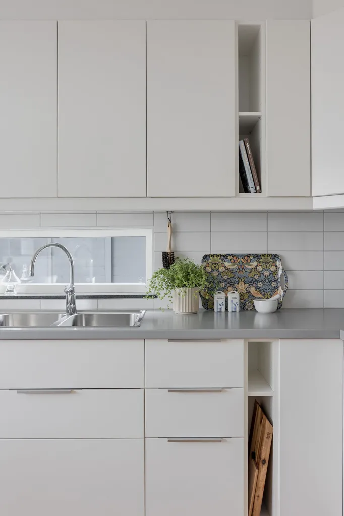 Kitchen - Apartment with Garden in Långarör