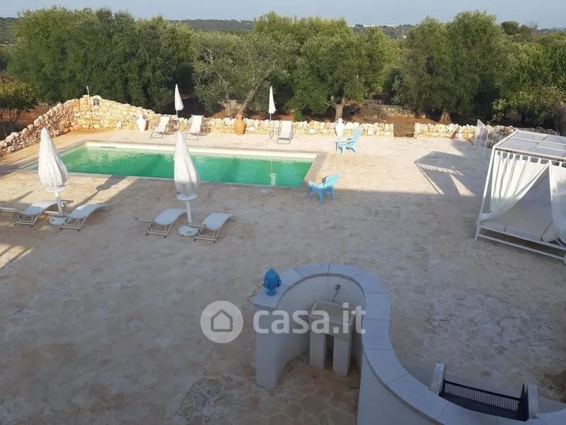 Aerial - Rustic Trullo with Pool in Ostuni