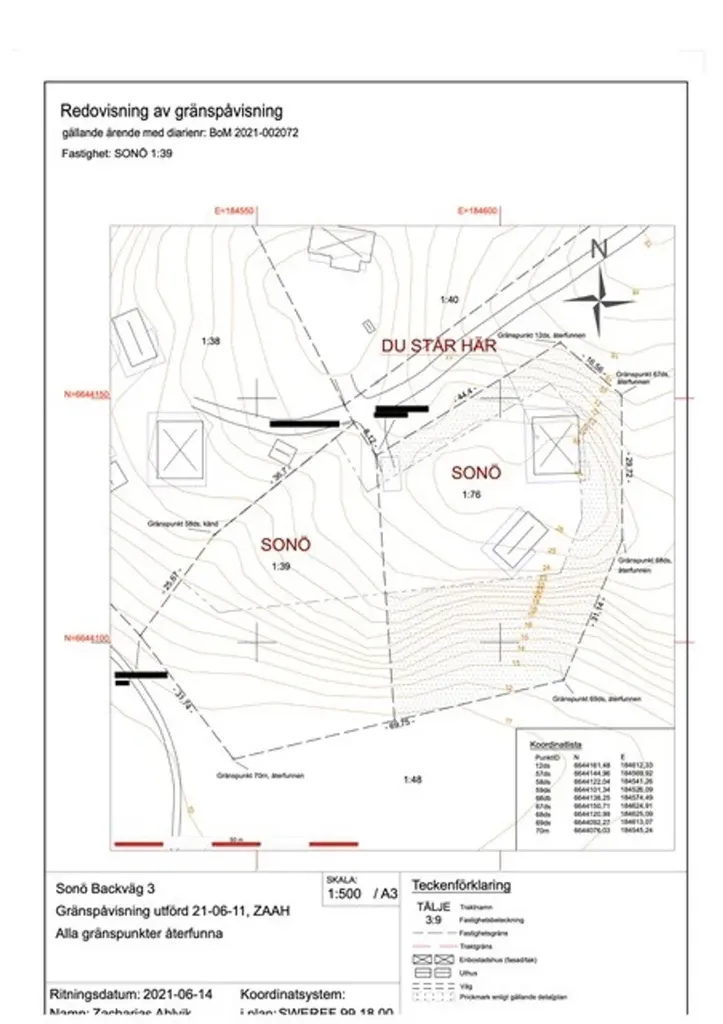 Plaan - Private Plot with Lake View in Roslagen