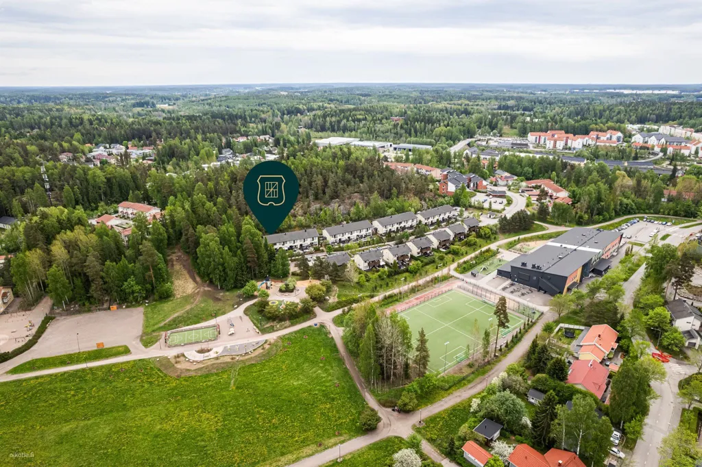 Õhuvaade - Spacious Corner Flat with Balcony in Kerava