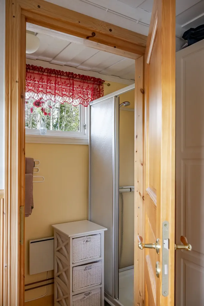 Salles de bain - Rustic Cottage with Lake View in Jämtland