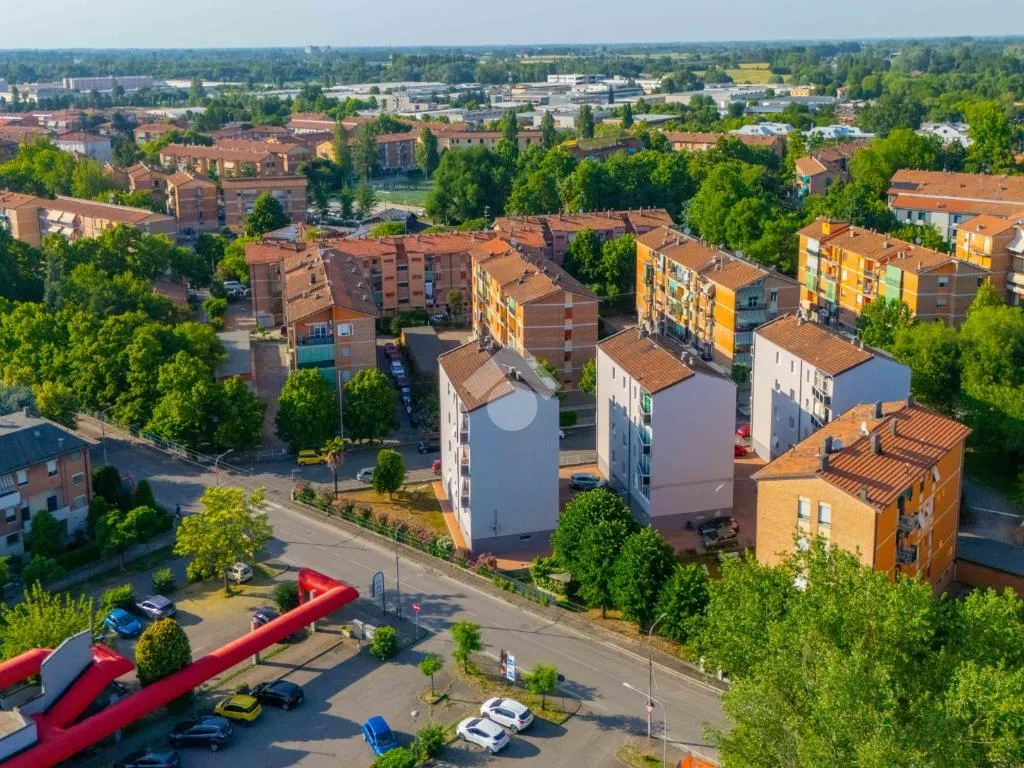 Vue aérienne - Modernised 3-Room Apartment in Sacca, Modena
