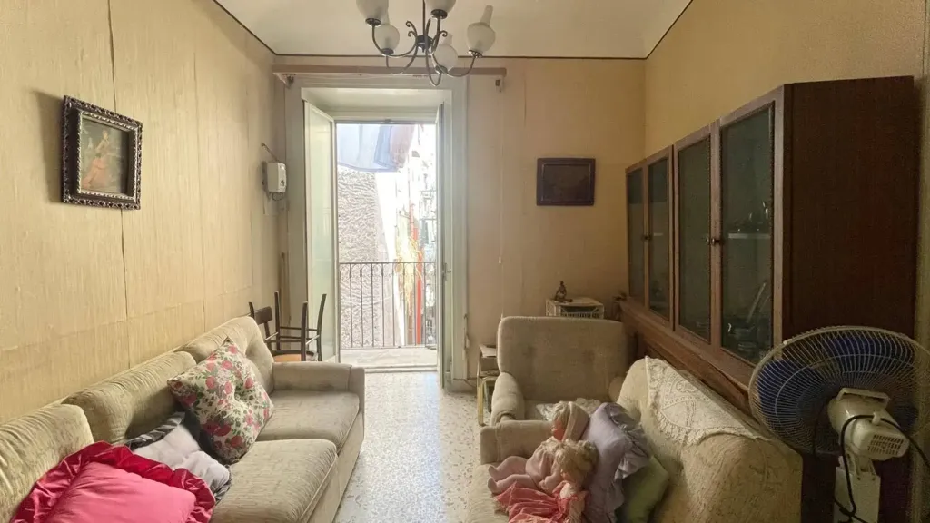 Séjour - Apartment with Balconies in Palermo Centre