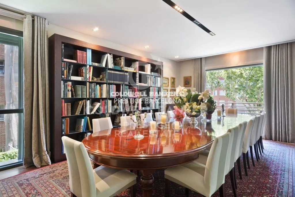 Sala da pranzo - Luxury Flat with Terrace in Sarria, Barcelona