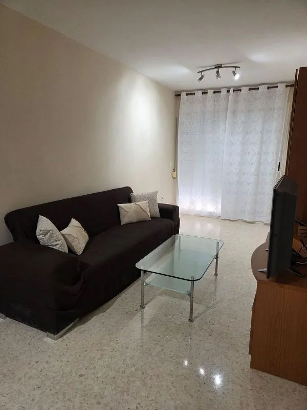 Living Room - Furnished Flat with Balcony in Beteró