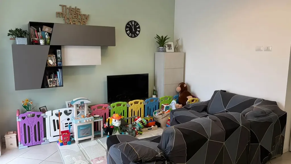 Séjour - Rustic-Style Flat with Balcony in Mantova