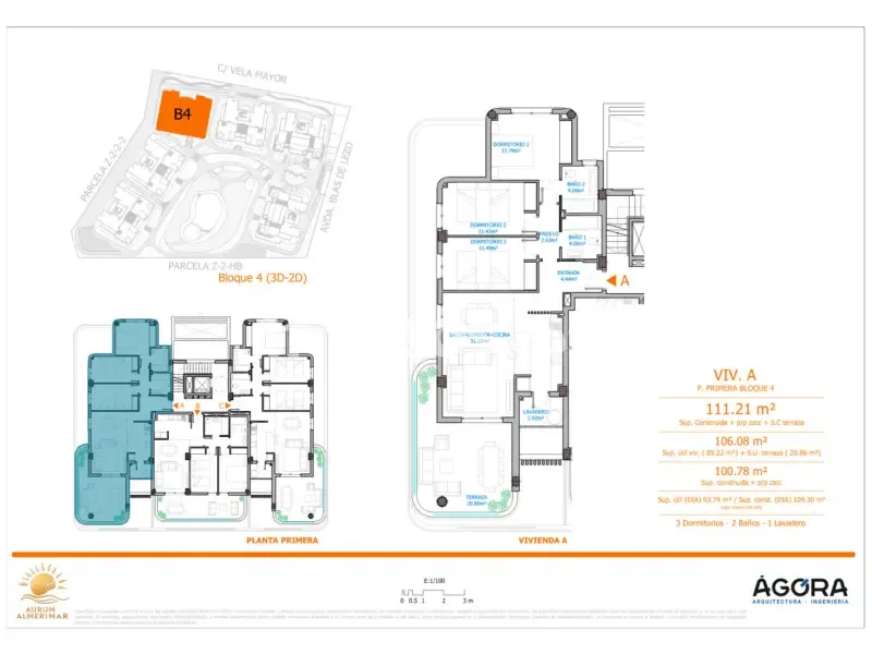 New Flat with Terrace in Calle Vela Mayor
