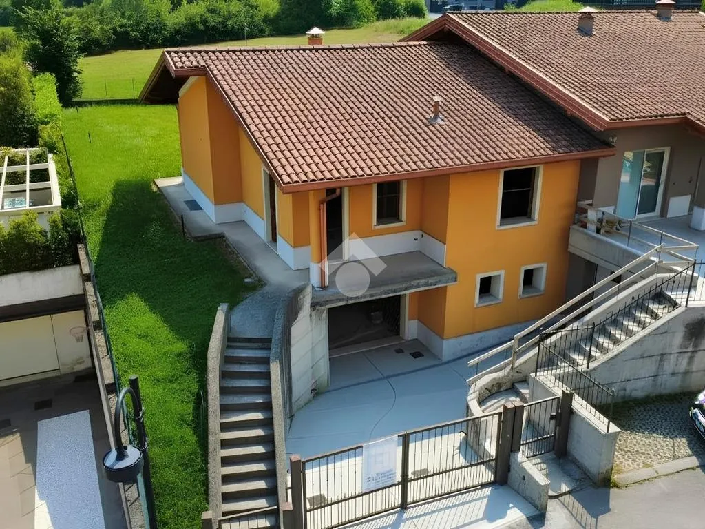 Vue aérienne - New Bifamiliare with Private Garden in Barghe