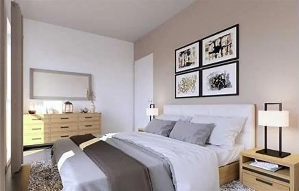 Bedrooms - Contemporary Flat with Balcony in Ugine