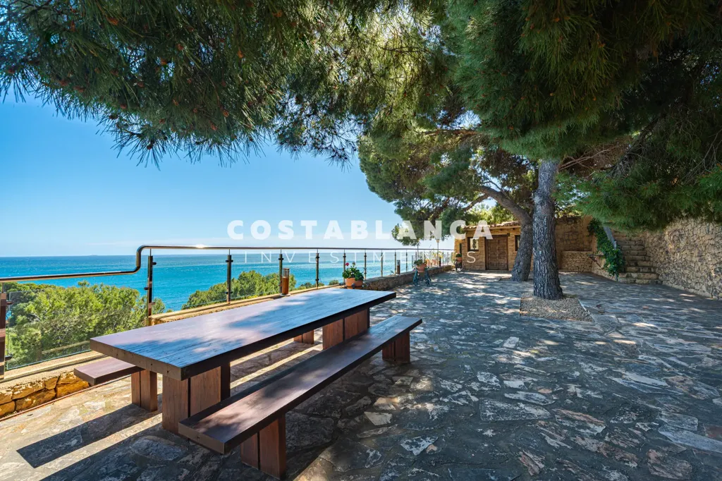 Terrasse - First Line Villa with Sea Views in Altea Hills