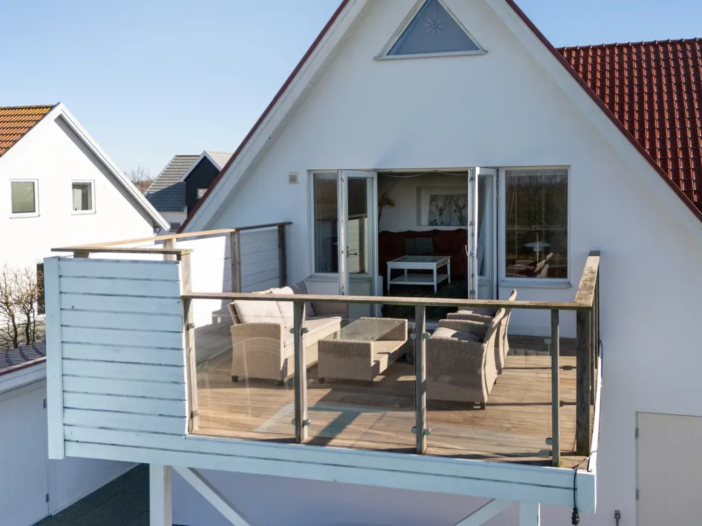 Balcony - Stonework Villa with Pool in Skegrie
