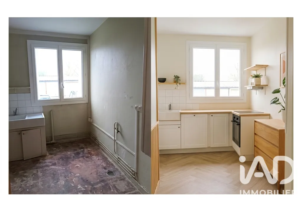 Cuisine - Appartement rez-de-chaussée avec terrasse à Libourne