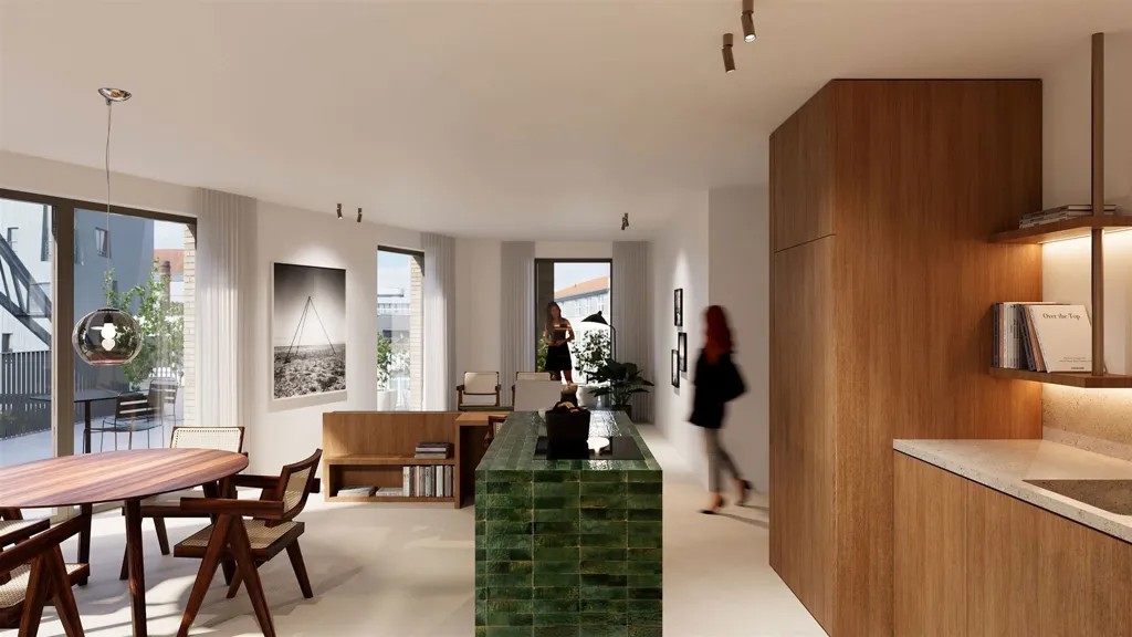 Studio Duplex avec Cour Intérieure à Molenbeek-Saint-Jean