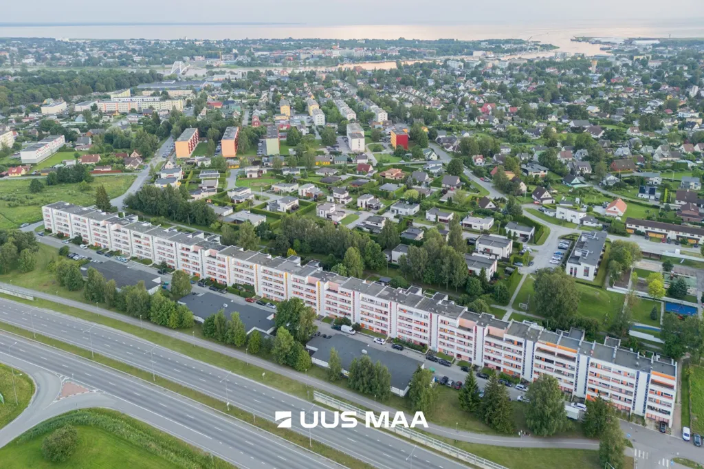 Vue aérienne - Renovated Flat with Balconies in Pärnu