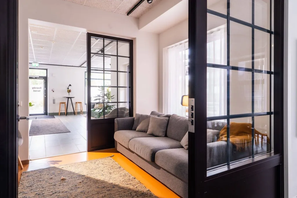 Séjour - Modern Penthouse with Skyline View in Mölndal
