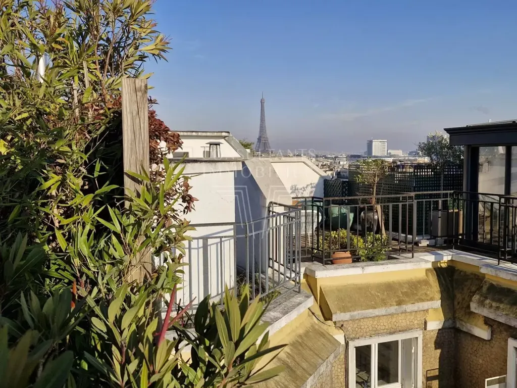 Terrasse - Appartement 2 pièces à Paris 16ème