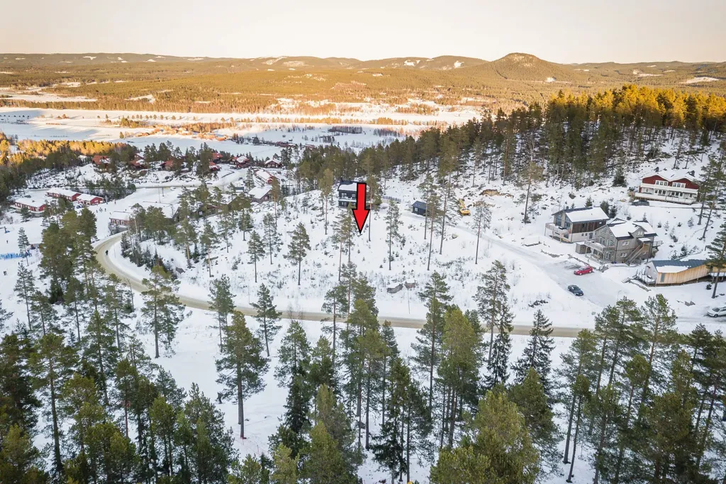 Vue aérienne - Buildable Plot with Ski Access in Järvsö