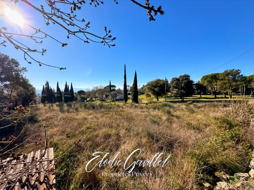 Garden - Buildable Plot with Village and Mountain View in Moussoulens