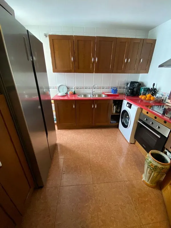 Köök - Apartment with Balcony and Garage in Mérida