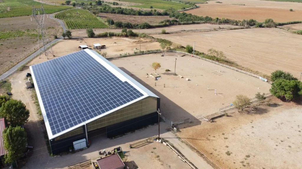 Aerial - Equestrian Estate with Gites in Servian