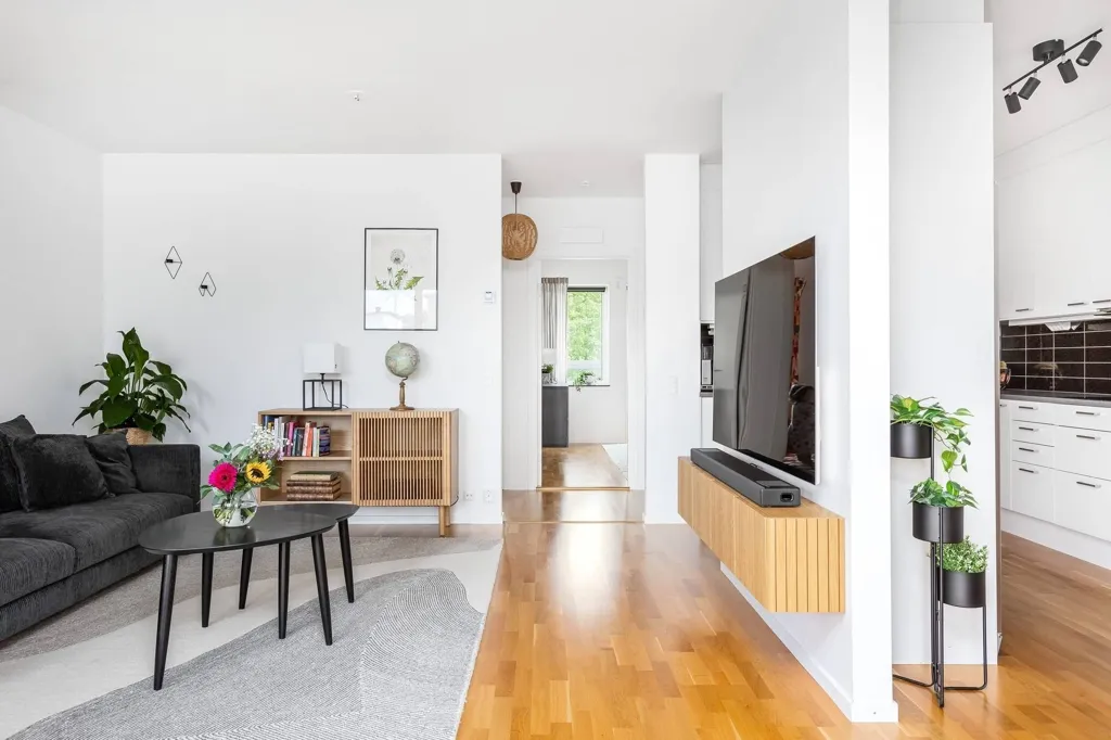 Living Room - Stylish Apartment with Balcony in Södra Ekkällan