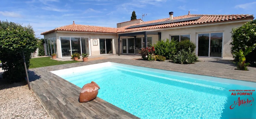 Piscina - Single-Storey House with Pool in Roquefort-des-Corbières