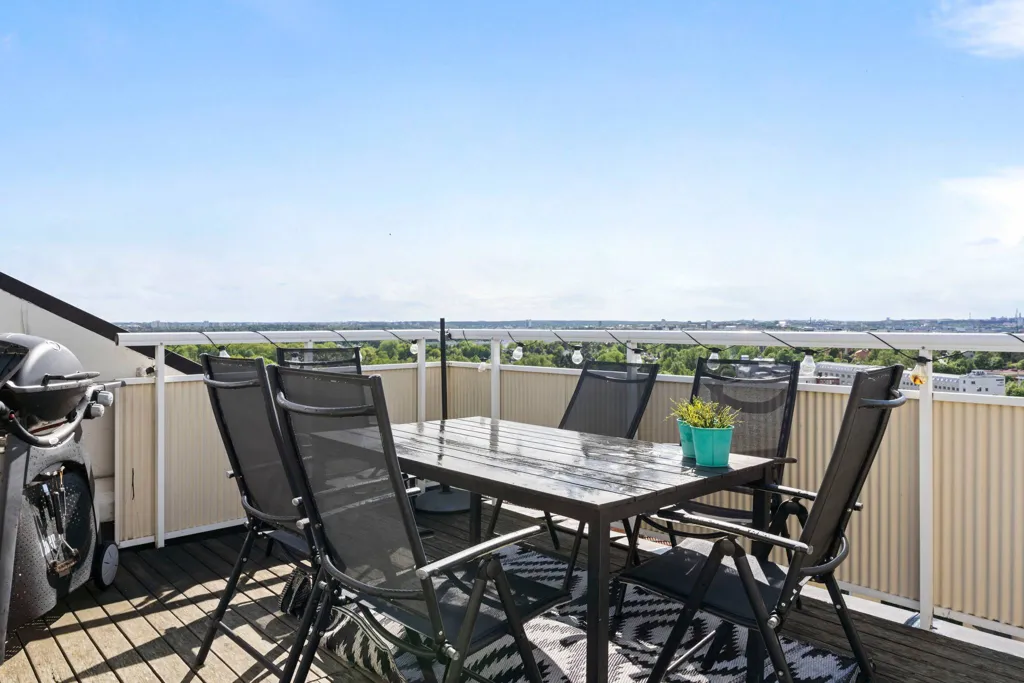 Terrasse - Apartment with Panoramic View on Våning 7