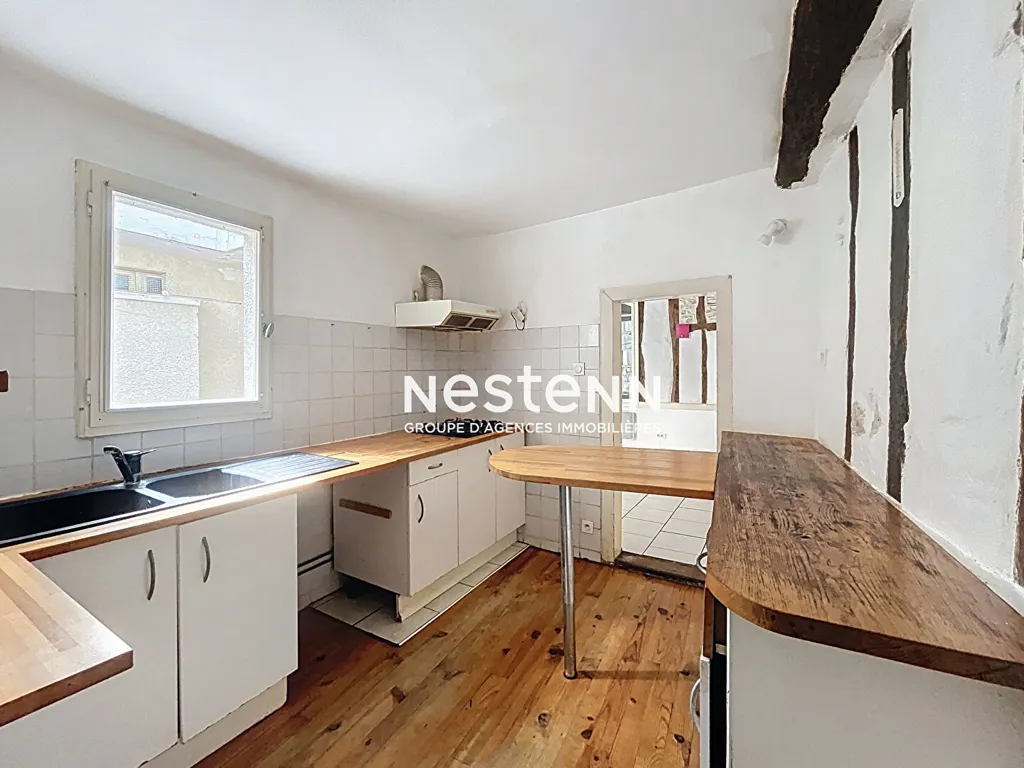 Köök - Characterful Flat with Balcony in Auch