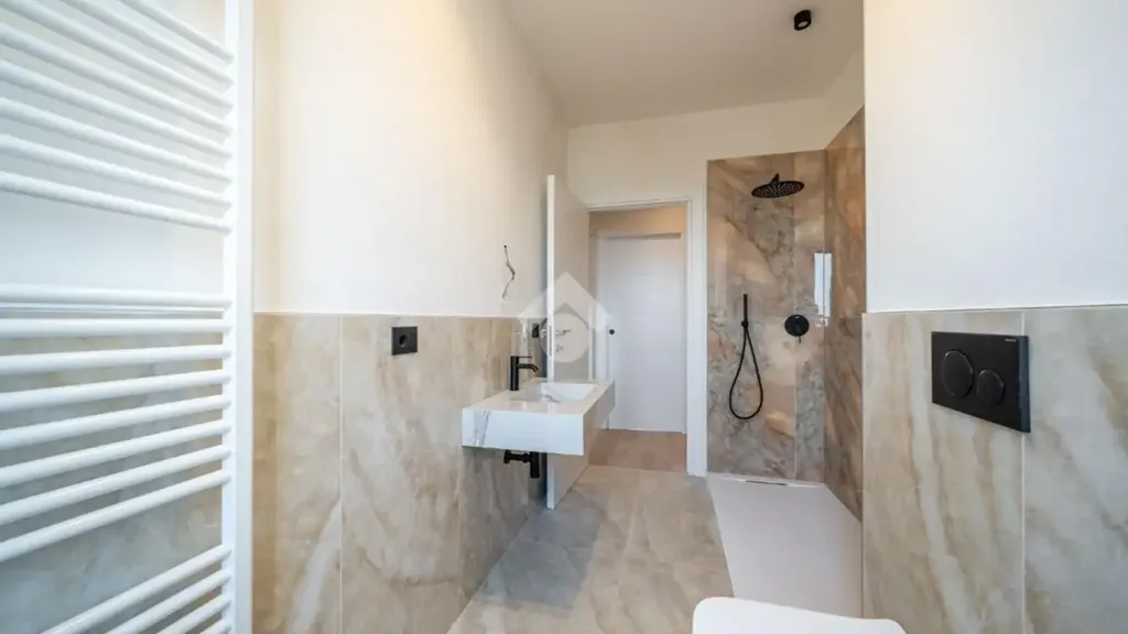 Bathrooms - Rusticated Apartment with Panoramic View in Reggio Emilia