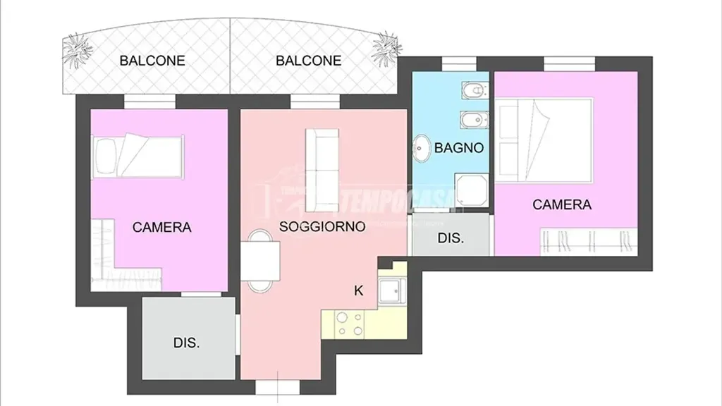 Plaan - Sunny Apartment with Terrace in Rottofreno