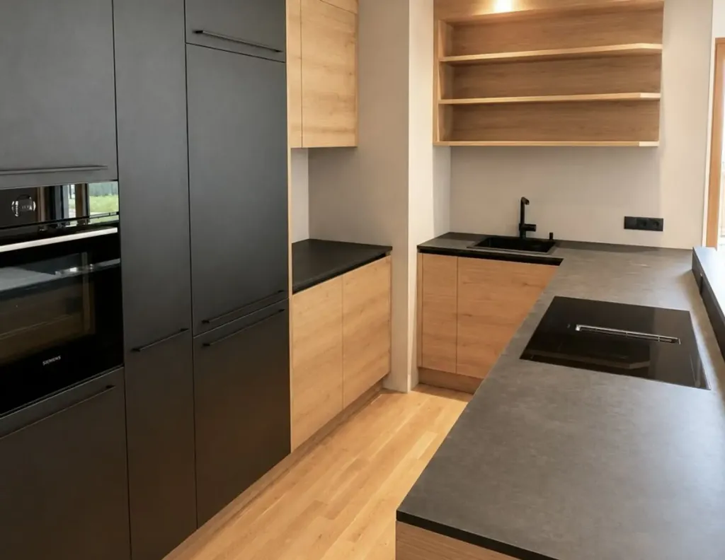 Cucina - Garden Apartment with Golf View in Uderns