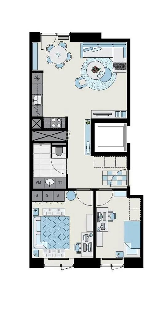 Appartement 3 pièces à København